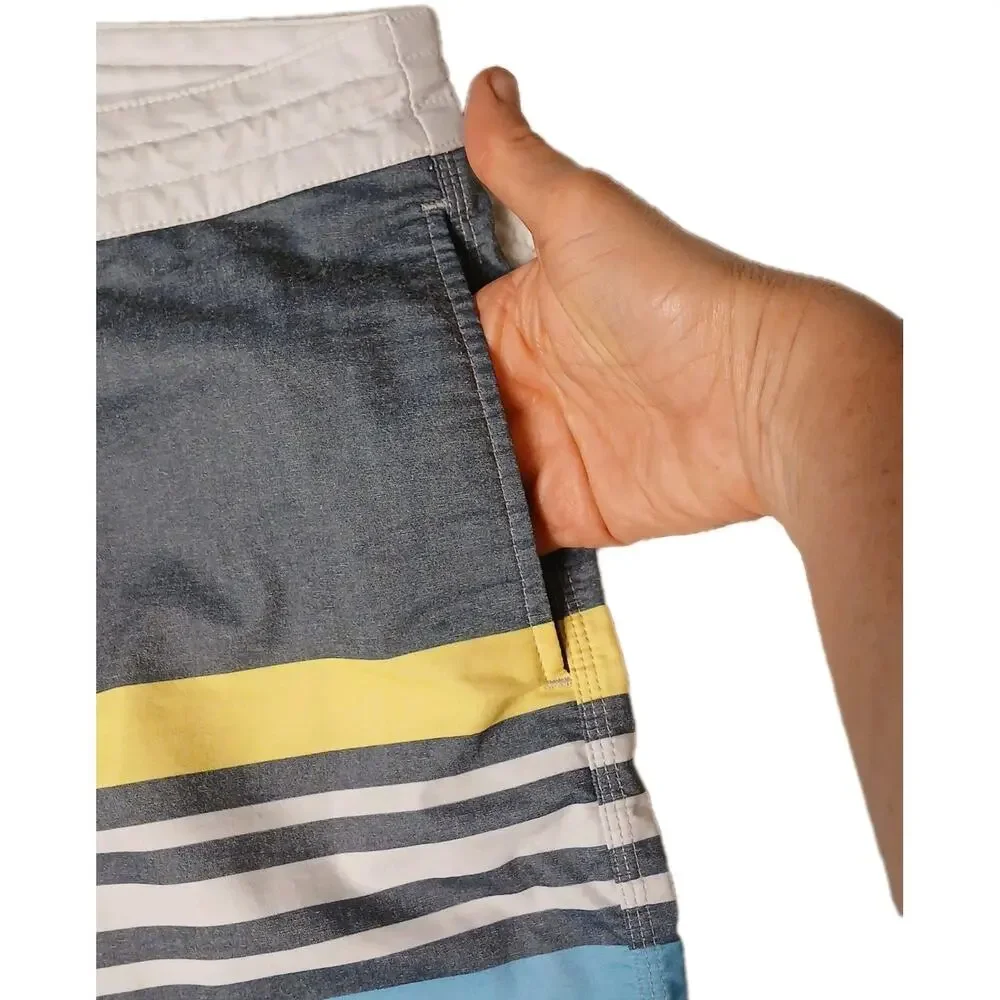 Billabong Mens Spinner Board Shorts‎ 32 Waist Army Blue Beach Surf Vacation Boho